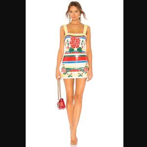 NWT X by NBD California Poppy Mini in Rose Stripe | Size S